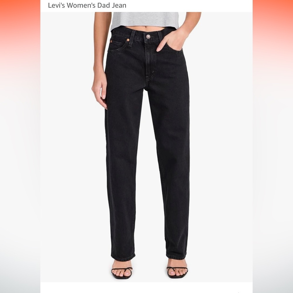 Levi's Women's Dad Jean, Black